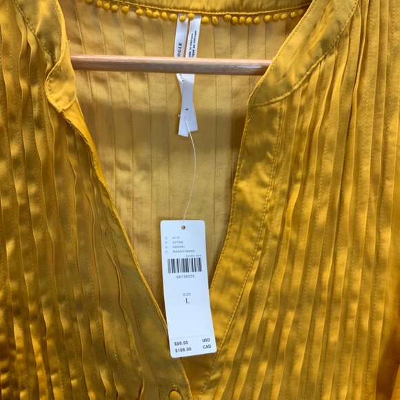 NWT Anthropologie Ruffled Pintucked Blouse - Picture 6 of 16